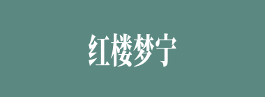 红楼梦宁国府人物关系图