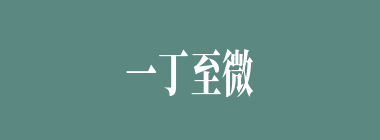 一丁至微什么意思？一丁至微怎么读？