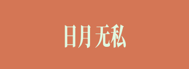 日月无私照什么意思？日月无私照怎么读？