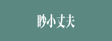 眇小丈夫什么意思？眇小丈夫怎么读？