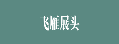 飞雁展头什么意思？飞雁展头怎么读？